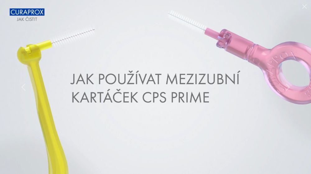 Jak používat mezizubní kartáček CPS prime