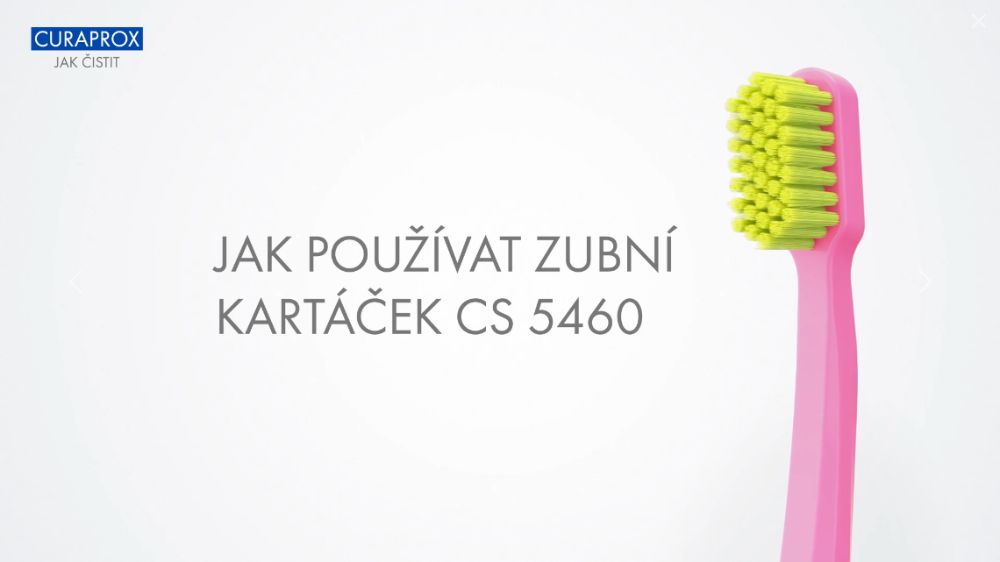 Jak používat zubní kartáček CS 5460