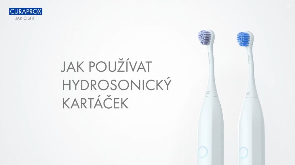 Jak používat hydrosonický kartáček
